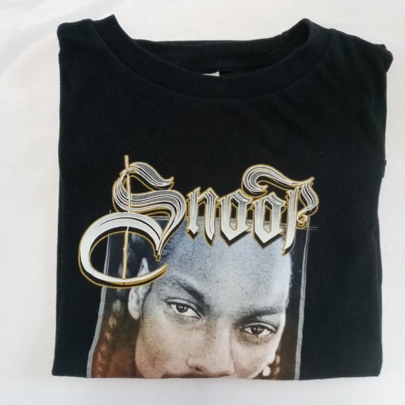 Snoop Dogg X Cross Colours collab Black Tee Size Large - Picture 9 of 9